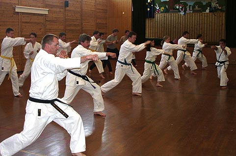Sensei T. Watanabe visiting Karate-Klubben Sor 2002